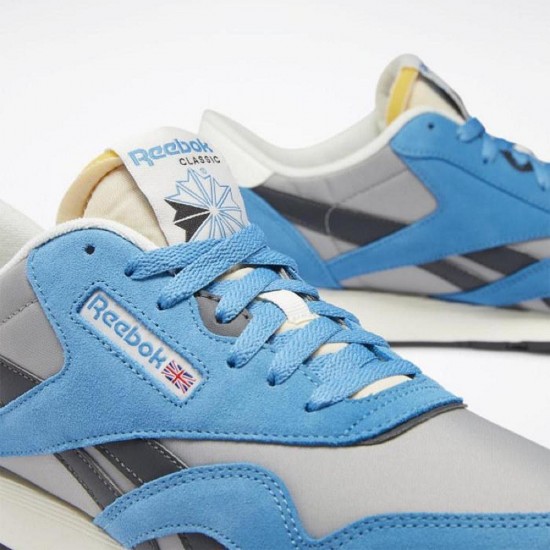 Reebok Classic Nylon Cyan Tin Grey Chalk Men